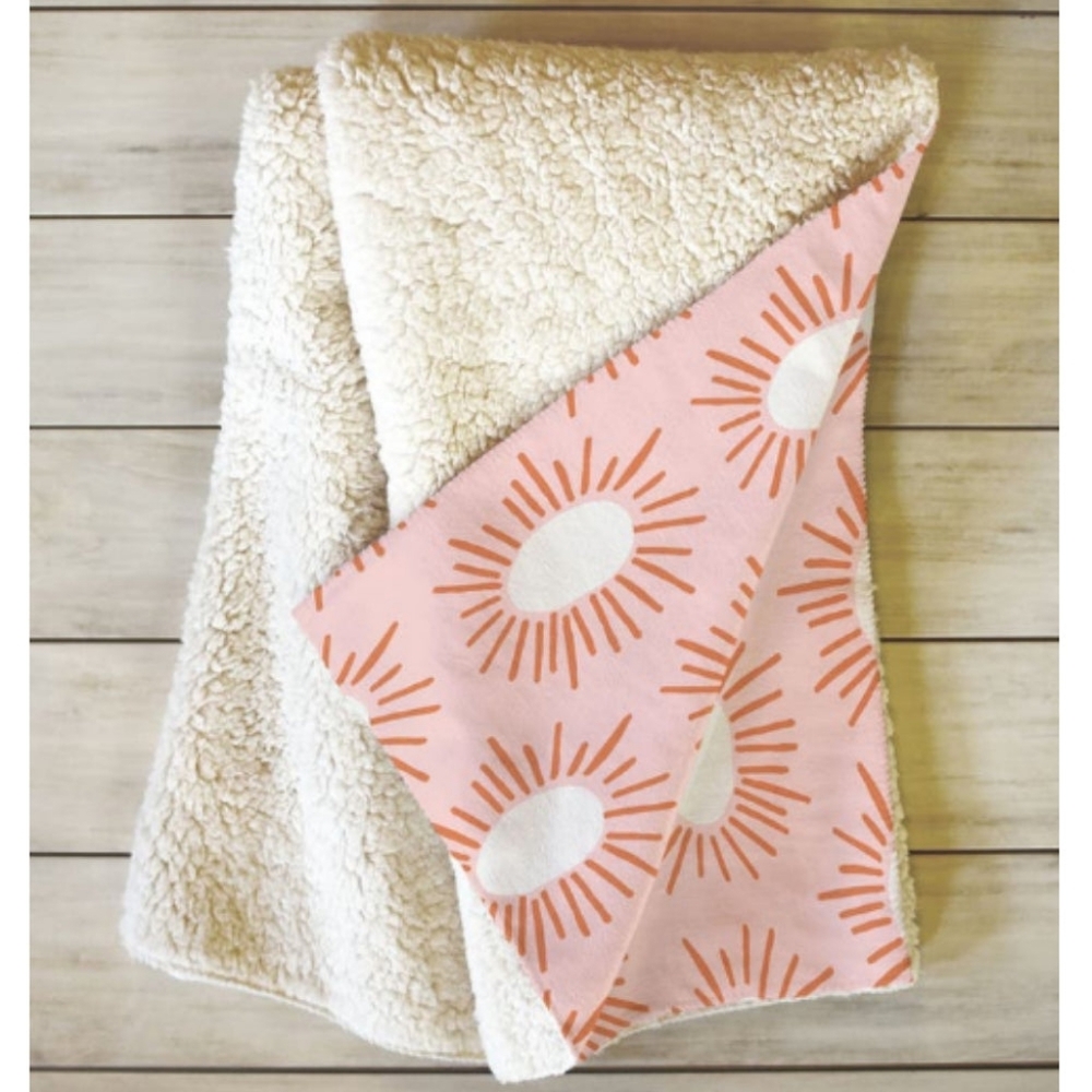 DENY DESIGNS Reversible Fleece Throw Blanket